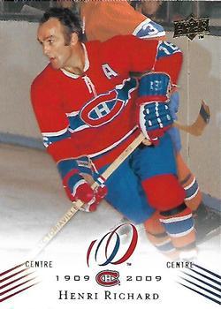 #35 Henri Richard - Montreal Canadiens - 2008-09 Upper Deck Montreal Canadiens Centennial Hockey