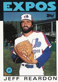 #35 Jeff Reardon - Montreal Expos - 1986 Topps Baseball