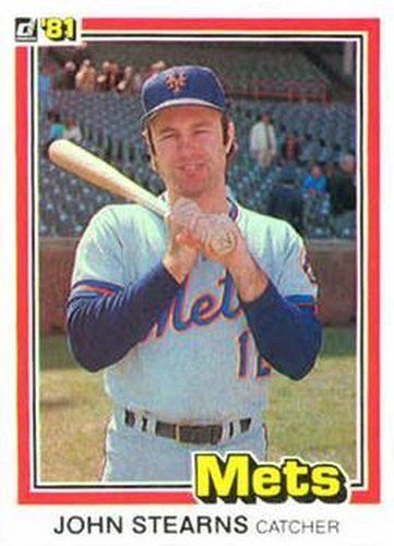 #35 John Stearns - New York Mets - 1981 Donruss Baseball