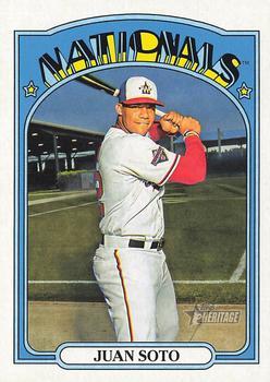 #35 Juan Soto - Washington Nationals - 2021 Topps Heritage Baseball