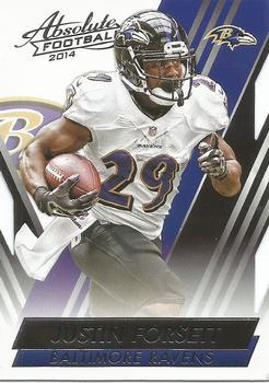 #35 Justin Forsett - Baltimore Ravens - 2014 Panini Absolute - Retail Football