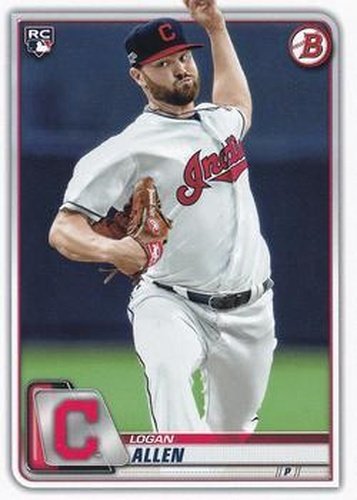 #35 Logan Allen - Cleveland Indians - 2020 Bowman Baseball