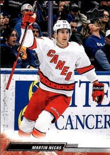 #35 Martin Necas - Carolina Hurricanes - 2022-23 Upper Deck Hockey