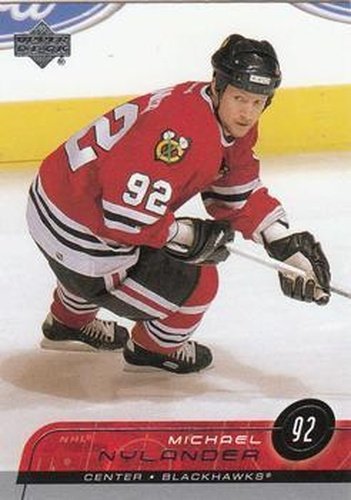 #35 Michael Nylander - Chicago Blackhawks - 2002-03 Upper Deck Hockey