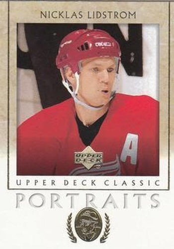 #35 Nicklas Lidstrom - Detroit Red Wings - 2002-03 Upper Deck Classic Portraits Hockey