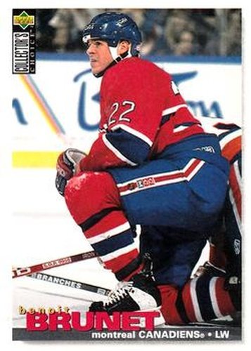 #35 Benoit Brunet - Montreal Canadiens - 1995-96 Collector's Choice Hockey