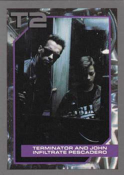 #35 Terminator and John Infiltrate Pescadero - 1991 Impel Terminator 2