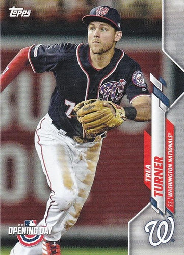 #35 Trea Turner - Washington Nationals - 2020 Topps Opening Day Baseball