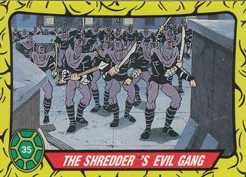 #35 The Shredder's Evil Gang - 1989 O-Pee-Chee Teenage Mutant Ninja Turtles