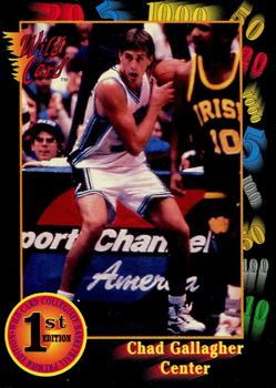 #35 Chad Gallagher - Creighton Bluejays - 1991-92 Wild Card Basketball