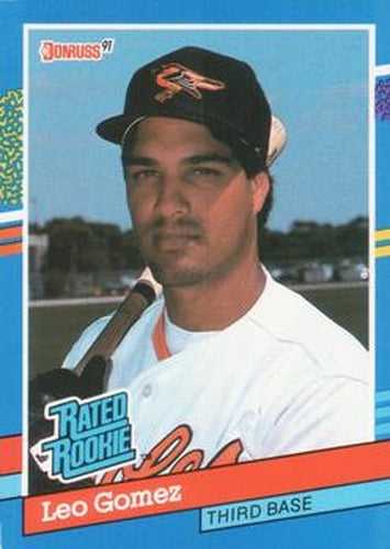 #35 Leo Gomez - Baltimore Orioles - 1991 Donruss Baseball