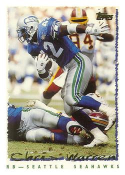 #360 Chris Warren - Seattle Seahawks - 1995 Topps Football
