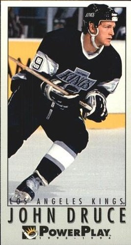 #360 John Druce - Los Angeles Kings - 1993-94 Fleer PowerPlay Hockey
