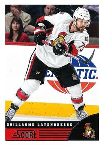 #360 Guillaume Latendresse - Ottawa Senators - 2013-14 Score Hockey