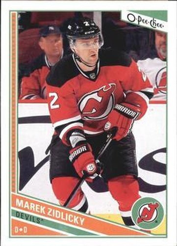 #360 Marek Zidlicky - New Jersey Devils - 2013-14 O-Pee-Chee Hockey