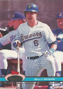 #360 Bill Spiers - Milwaukee Brewers - 1991 Stadium Club Baseball