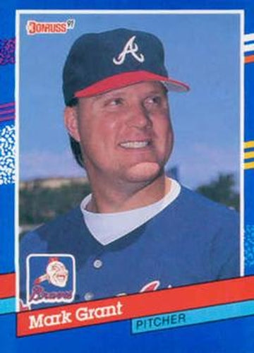 #361 Mark Grant - Atlanta Braves - 1991 Donruss Baseball