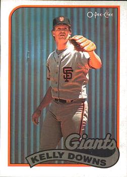 #361 Kelly Downs - San Francisco Giants - 1989 O-Pee-Chee Baseball