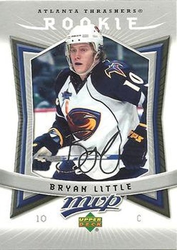 #361 Bryan Little - Atlanta Thrashers - 2007-08 Upper Deck MVP Hockey