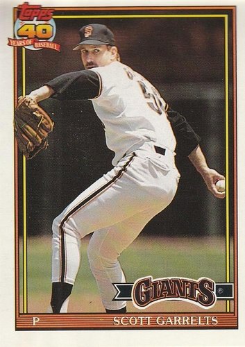 #361 Scott Garrelts - San Francisco Giants - 1991 O-Pee-Chee Baseball