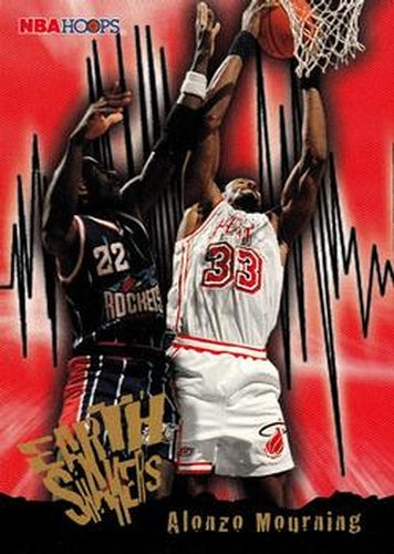 #362 Alonzo Mourning - Miami Heat - 1995-96 Hoops Basketball