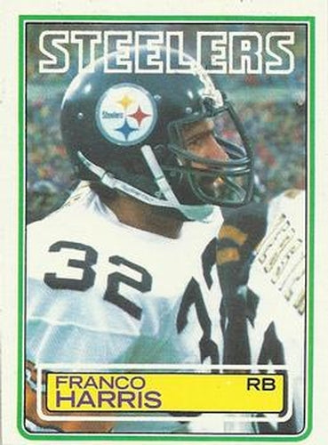#362 Franco Harris - Pittsburgh Steelers - 1983 Topps Football