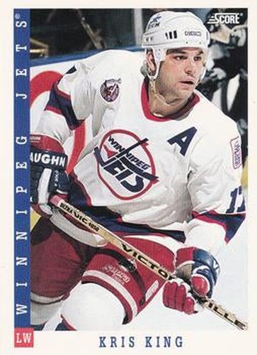 #362 Kris King - Winnipeg Jets - 1993-94 Score Canadian Hockey