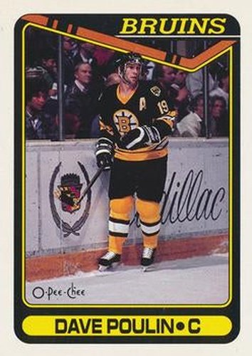 #362 Dave Poulin - Boston Bruins - 1990-91 O-Pee-Chee Hockey