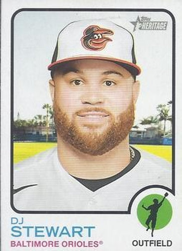 #362 DJ Stewart - Baltimore Orioles - 2022 Topps Heritage Baseball