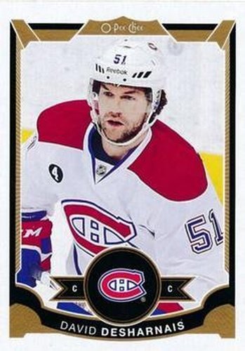 #362 David Desharnais - Montreal Canadiens - 2015-16 O-Pee-Chee Hockey