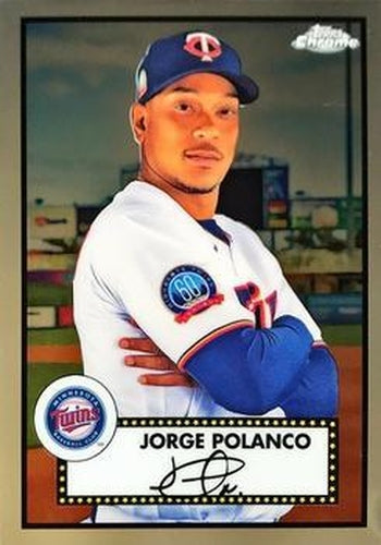 #362 Jorge Polanco - Minnesota Twins - 2021 Topps Chrome Platinum Anniversary Baseball