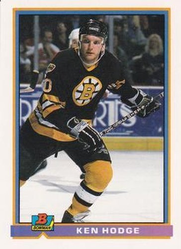 #362 Ken Hodge - Boston Bruins - 1991-92 Bowman Hockey