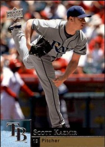 #362 Scott Kazmir - Tampa Bay Rays - 2009 Upper Deck Baseball
