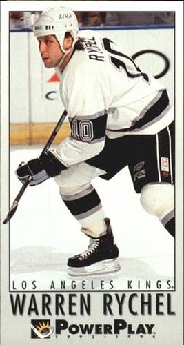 #362 Warren Rychel - Los Angeles Kings - 1993-94 Fleer PowerPlay Hockey