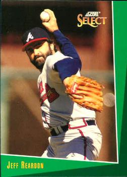 #362 Jeff Reardon - Atlanta Braves - 1993 Select Baseball