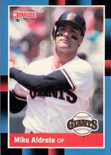 #362 Mike Aldrete - San Francisco Giants - 1988 Donruss Baseball