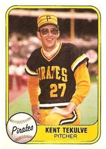 #362a Kent Tekulve - Pittsburgh Pirates - 1981 Fleer Baseball