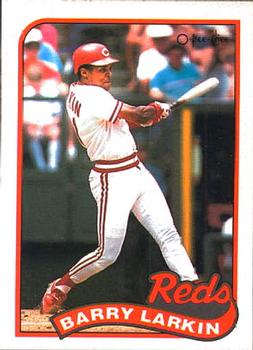 #363 Barry Larkin - Cincinnati Reds - 1989 O-Pee-Chee Baseball