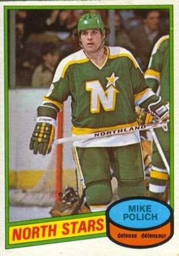 #363 Mike Polich - Minnesota North Stars - 1980-81 O-Pee-Chee Hockey
