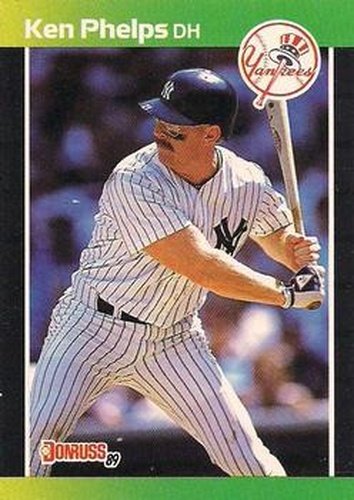 #363 Ken Phelps - New York Yankees - 1989 Donruss Baseball