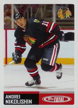#363 Andrei Nikolishin - Chicago Blackhawks - 2002-03 Topps Total Hockey