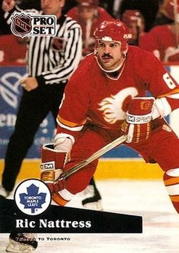 #363 Ric Nattress - 1991-92 Pro Set Hockey