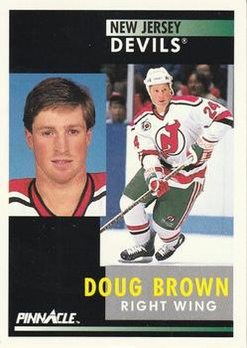 #363 Doug Brown - New Jersey Devils - 1991-92 Pinnacle Hockey