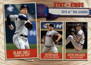 #363 Blake Snell / Trevor Bauer / Justin Verlander - Tampa Bay Rays / Cleveland Indians / Houston Astros - 2019 Topps Big League Baseball