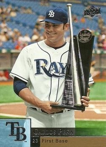 #363 Carlos Pena - Tampa Bay Rays - 2009 Upper Deck Baseball