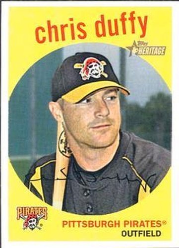 #363 Chris Duffy - Pittsburgh Pirates - 2008 Topps Heritage Baseball