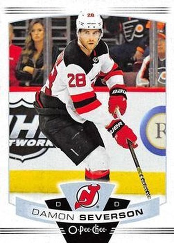 #363 Damon Severson - New Jersey Devils - 2019-20 O-Pee-Chee Hockey
