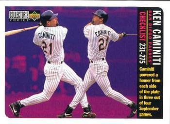 #363 Ken Caminiti - San Diego Padres - 1996 Collector's Choice Baseball