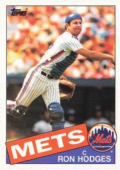 #363 Ron Hodges - New York Mets - 1985 Topps Baseball