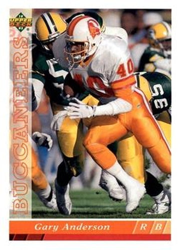 #363 Gary Anderson - Tampa Bay Buccaneers - 1993 Upper Deck Football
